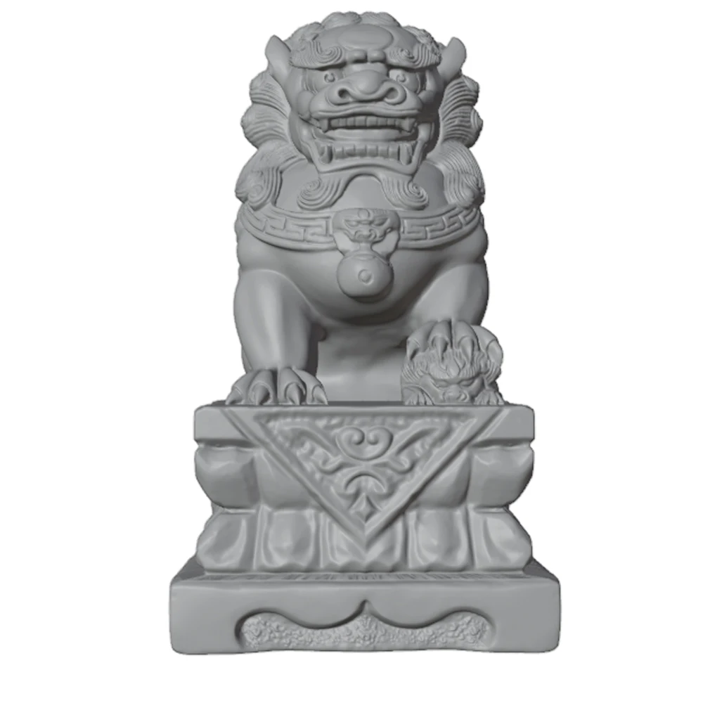 Figura de resina sin colorear para juegos de mesa gatos y perros - imagen 3