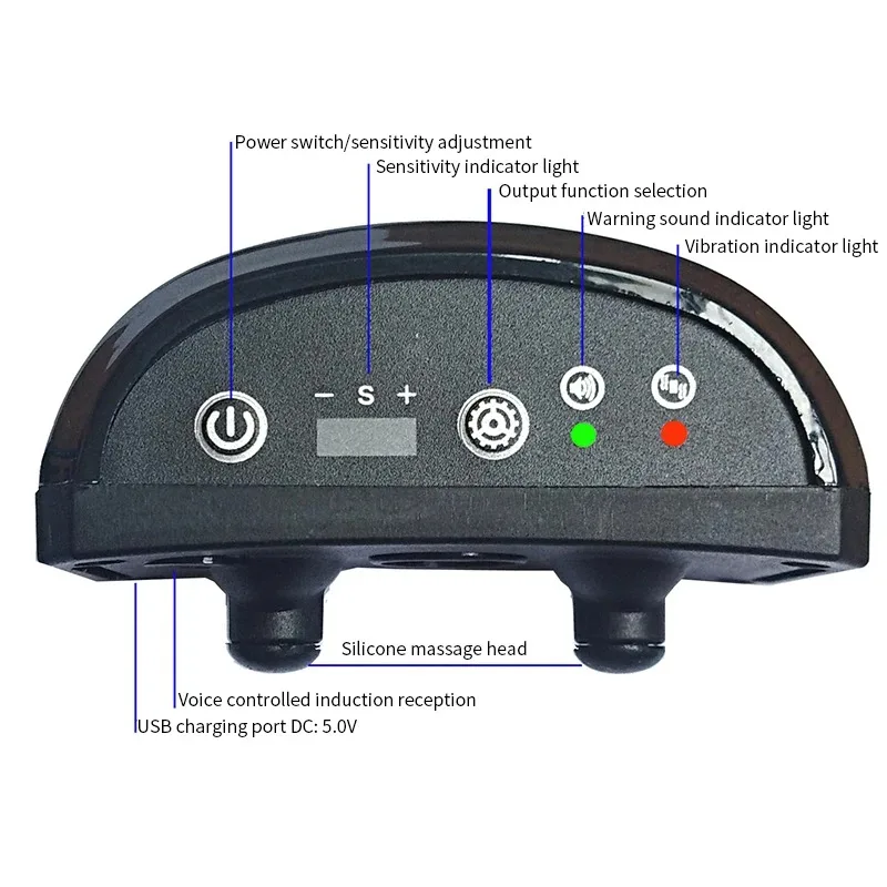 Dispositivo antiladridos para perros, Collar de entrenamiento para perros recargable por USB, Collar ultrasónico antiladridos con vibración para dejar de ladrar