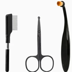 Kit de aseo para perros con tijeras 3 en 1, peine y cepillos