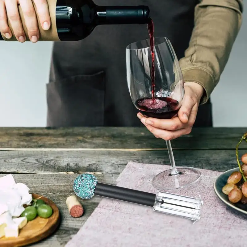 Bomba de aire piezas para abrir botellas de vino, abridor de botellas portátil a presión, herramientas de cocina, accesorios de Bar, 1 unidad - imagen 3