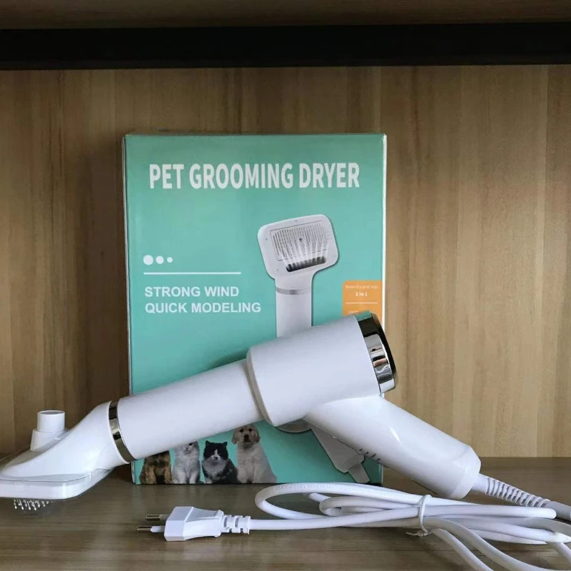 Secador de pelo 2 en 1 para perros y gatos, temperatura ajustable - imagen 2