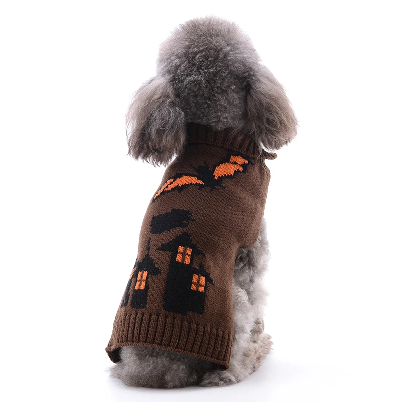 Ropa de Halloween para perros, disfraz de perro, suéter para mascotas, Chihuahua, Bulldog Francés, perro, gato, cachorro, ropa de lujo para mascotas, Otoño e Invierno - imagen 5