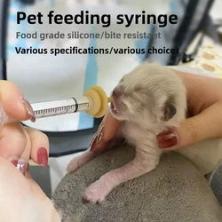 Biberón tetina silicona para gatitos y cachorros – Alimentación neonatal