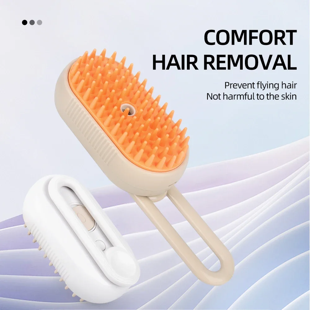 Peine rociador para gatos, mango giratorio, peine rociador para mascotas, cepillo De masaje para baño para gatos, cepillo eléctrico De desprendimiento para mascotas - imagen 2