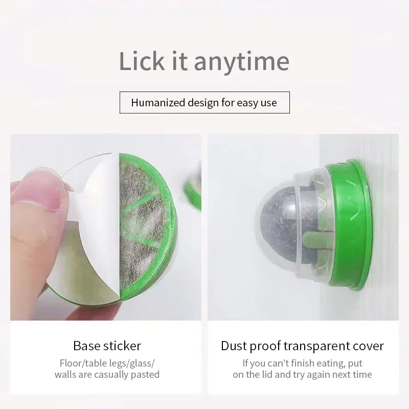 Bola adhesiva de pared de gato con hierba gatera Natural, rascadores de juguete, golosinas, elimina bolas naturales saludables para promover la digestión, aperitivos de hierba para gatos - imagen 3