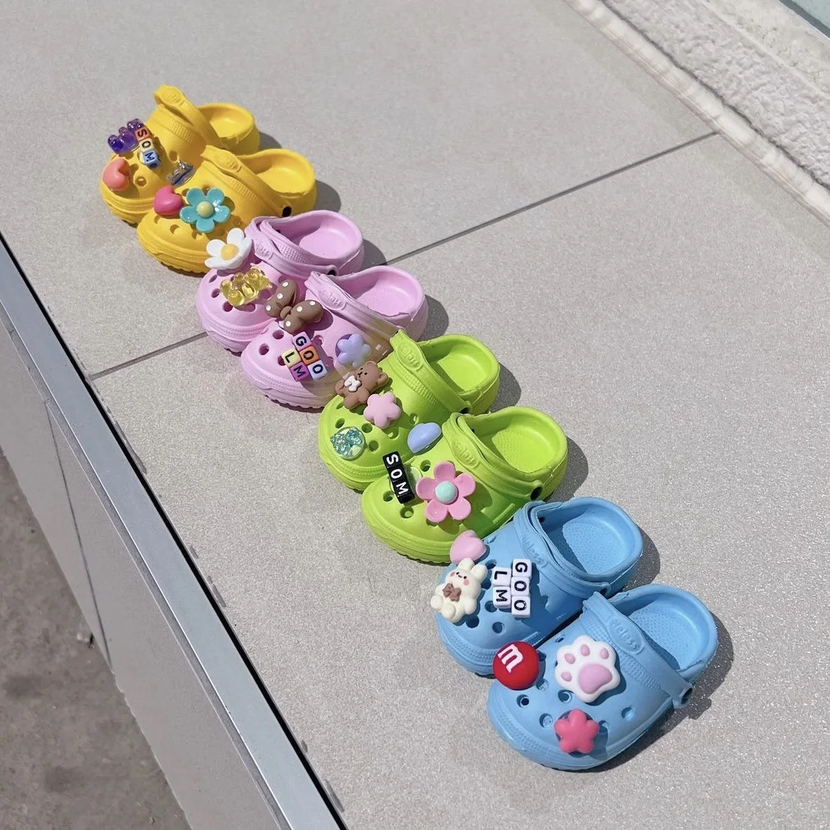 Zapatos impermeables para perros, botas transpirables resistentes al desgaste, zapatillas de moda para perros Chihuahua, zapatos de playa para cachorros DIY, Juego de 2 uds. - imagen 4