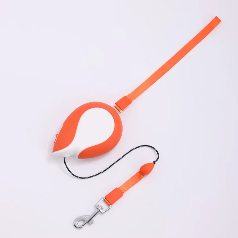 Correa Booteely de 3M para perros pequeños, correa retráctil automática, correa para gatitos con lazo manual, correa para perros Bichon Frise compacta y portátil - imagen 4