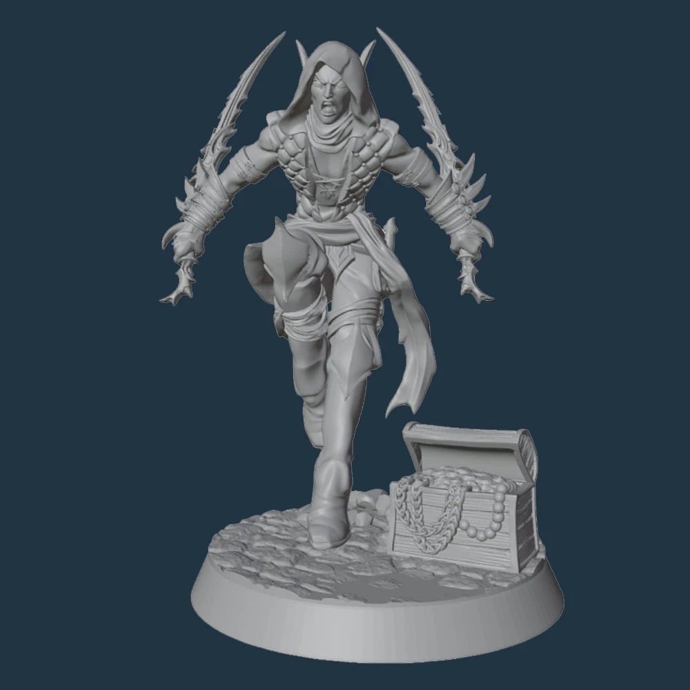 Miniaturas guerrero para gatos: figura de resina interactiva - imagen 4