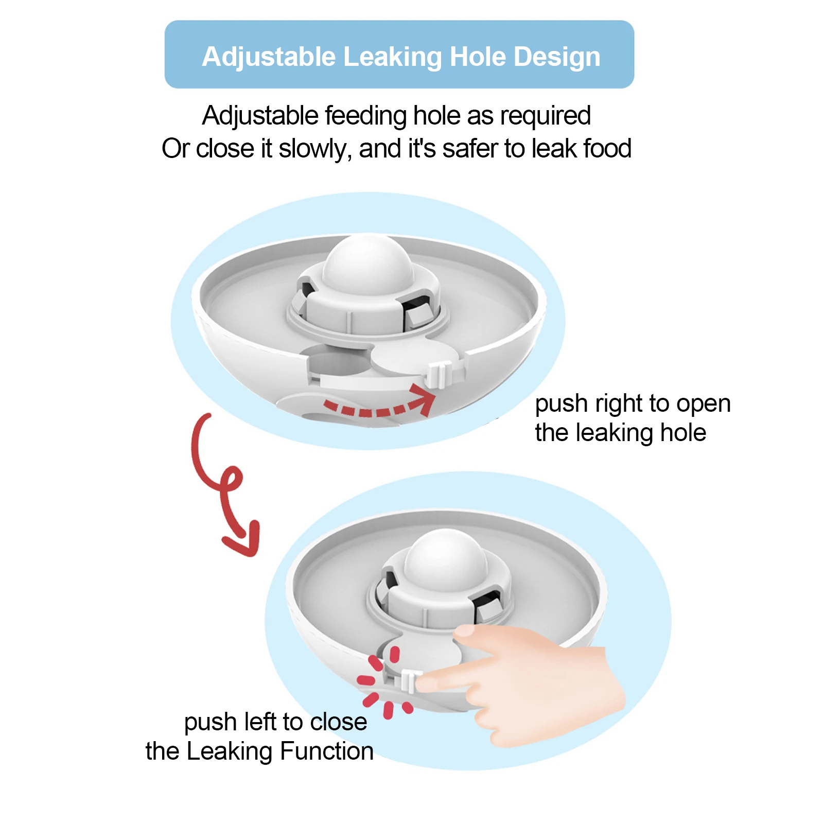 Dispensador de golosinas para gatos, juguete interactivo, vaso, alimentador de comida para gatos, juguete para tratar mascotas, alimentador lento, Bola de comida para gatos, aumenta el IQ 360 - imagen 2