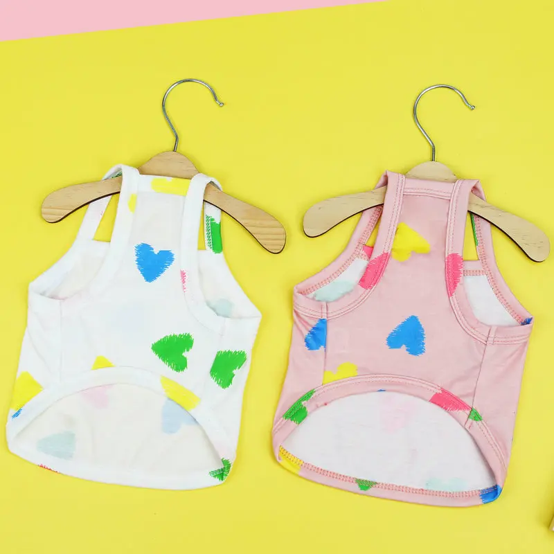 CAWAYI KENNEL-Chaleco para mascotas, ropa para perros pequeños, camiseta transpirable de sección delgada, chaleco suave para perros - imagen 5