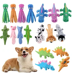 Juguete pulpo sonoro para perros – Interactivo para masticar