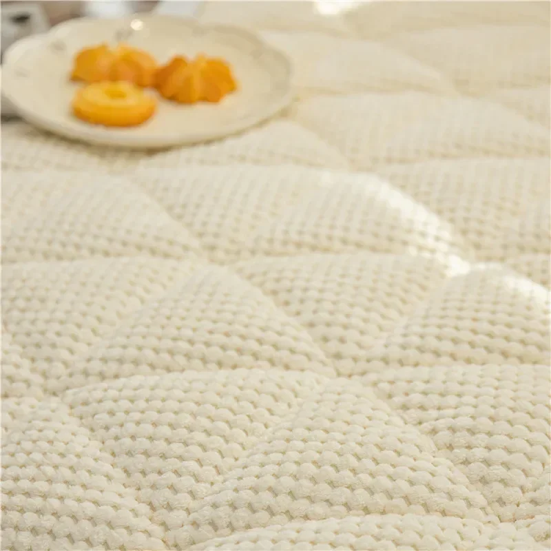 1 Uds. Cojín de sofá de chenilla de Color sólido, funda de sofá antideslizante duradera Universal antiarañazos para las cuatro estaciones para sala de estar - imagen 5