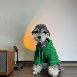 Sudadera térmica con capucha para perros y gatos – Bulldog Francés, Schnauzer
