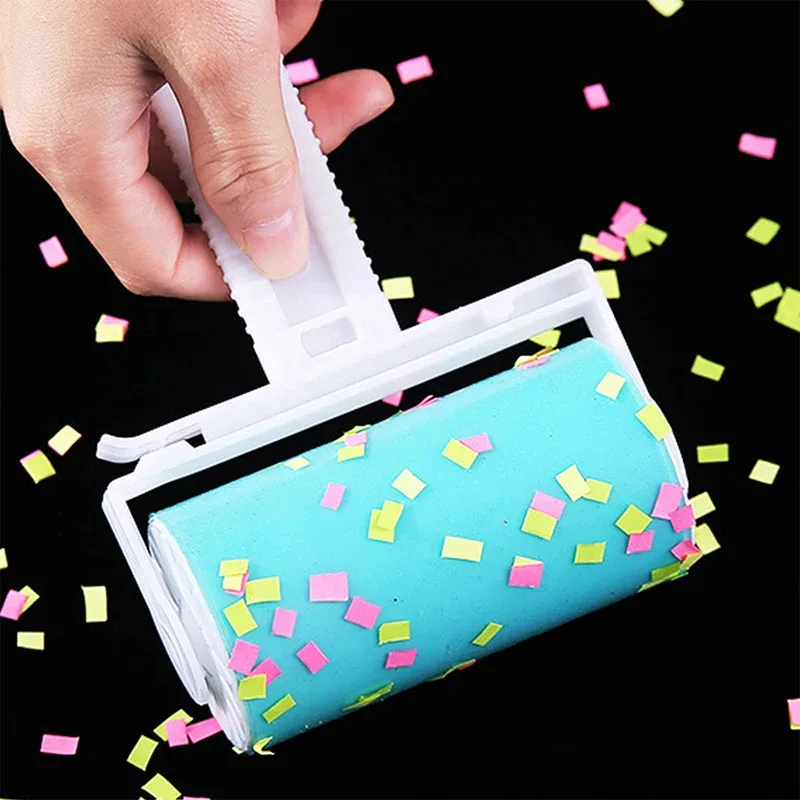 Rodillo de pelusa reutilizable, eliminador de pelusas lavable para ropa, pelo de mascota, limpieza pegajosa del hogar - imagen 2