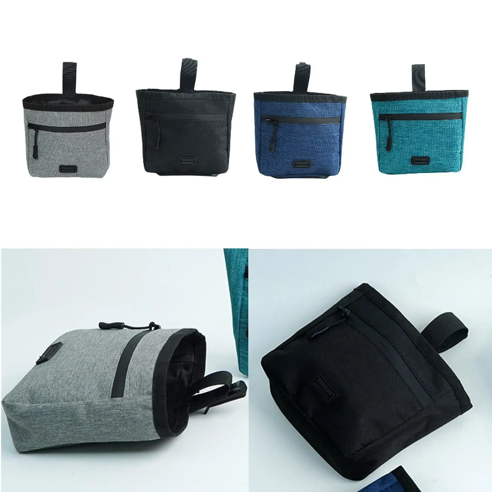 Bolsa para golosinas para perros, evita derrames, resistente, tamaño de bolsillo pequeño, estuche de recompensa para aperitivos, bolsa para golosinas para mascotas para viajes y uso al aire libre - imagen 5