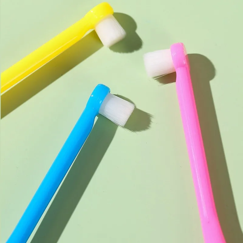 Cepillo de dientes para perros, cabezal pequeño, cepillo de dientes para mascotas, cuidado bucal, cepillos de dientes de pelo suave para limpieza de dientes de perro, no daña las encías, cepillos de dientes para perros - imagen 5