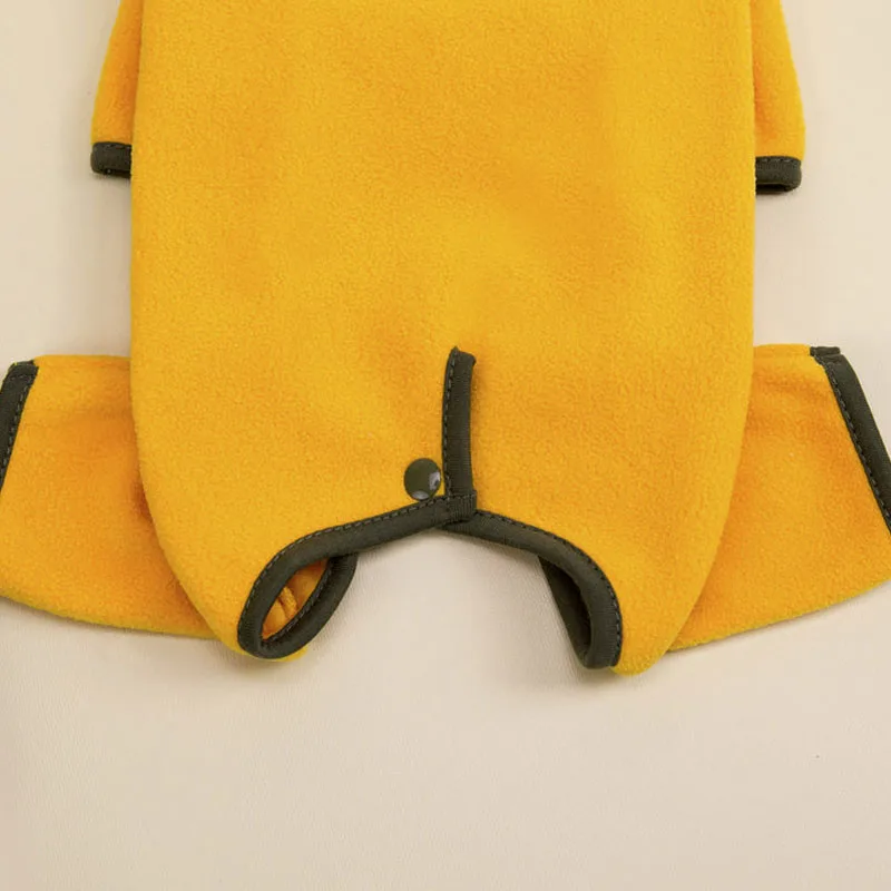 Ropa cálida para perros, disfraces envueltos en el vientre para perros, mono, traje para perros pequeños, monos para cachorros Shih Tzu Chihuahua, chándal XS - imagen 5