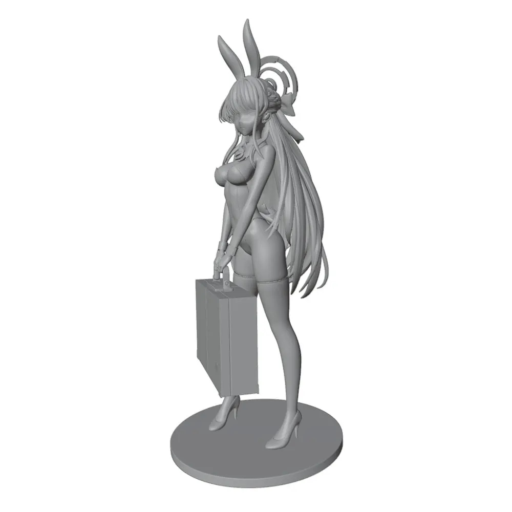 Figura de anime 1/24: chica con maleta, kit de modelismo en resina - imagen 3
