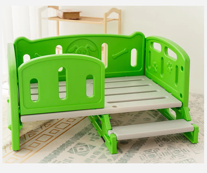 Cama elevada desarmada para almacenamiento