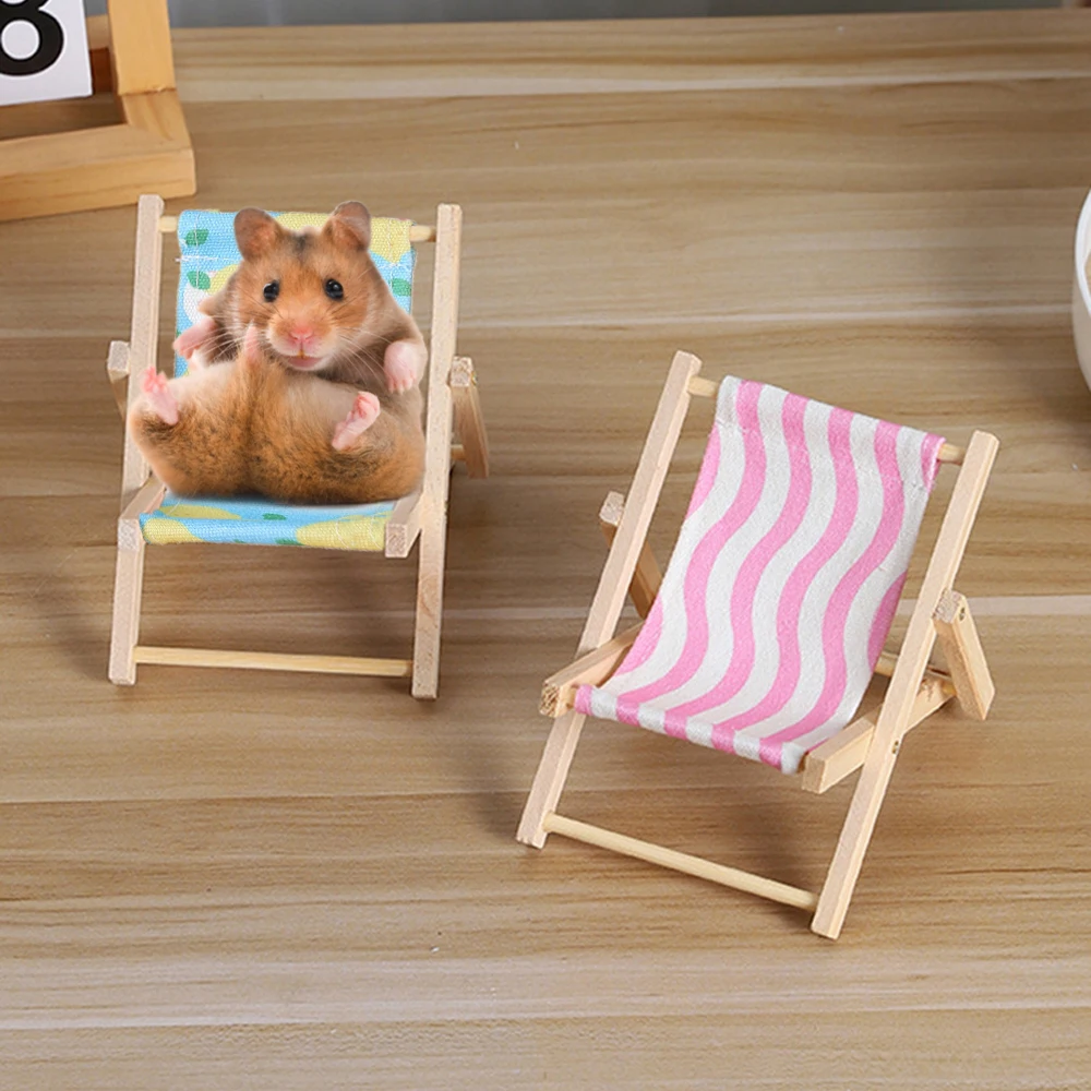 1 unidad de tumbona de madera para loros, juguete decorativo para fotos, utilería para mascotas, hámster, pájaros, loro, amor, pájaro, periquito, jaula de cacatúa, decoración - imagen 2