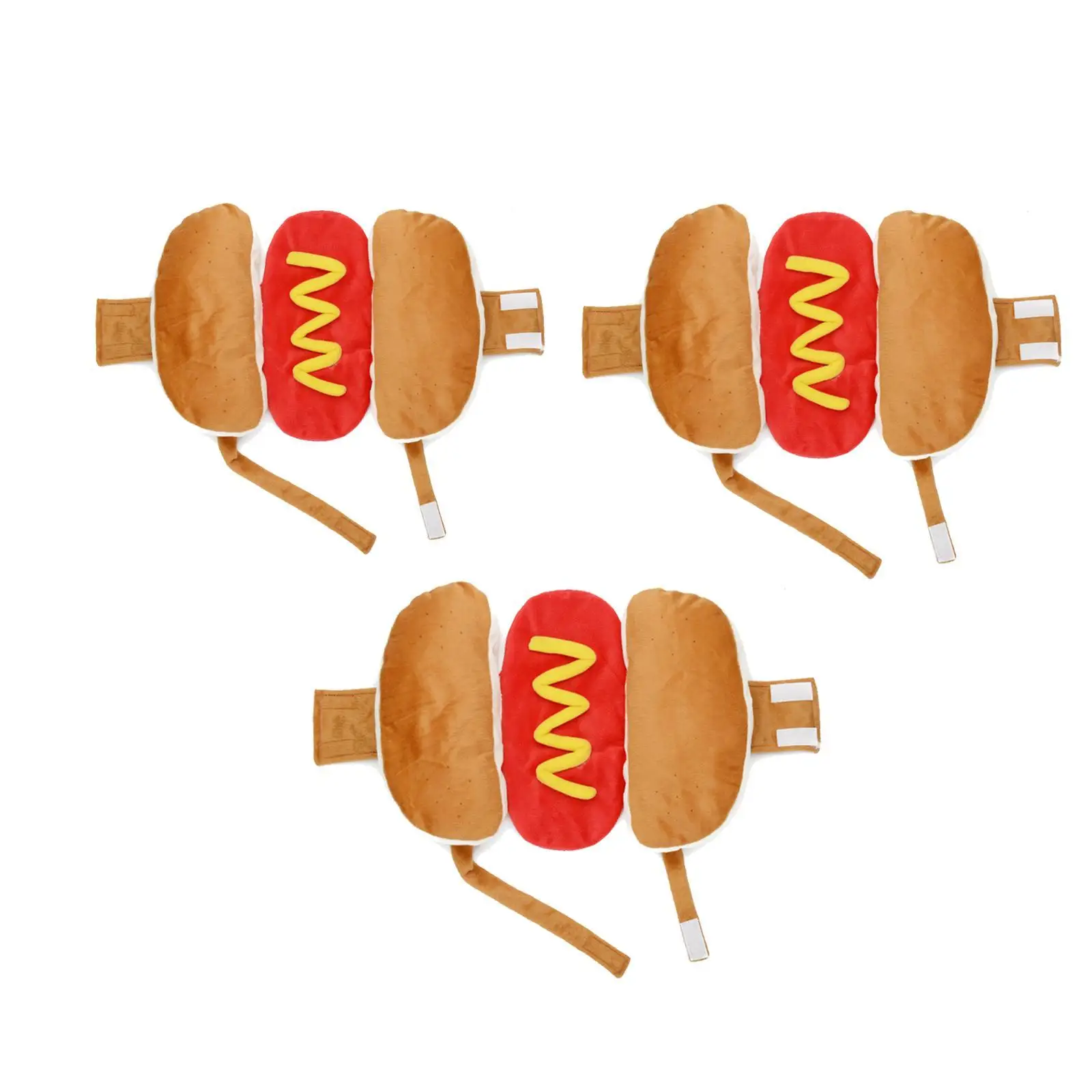 Hot Dog Pet Costume Decorative Halloween Costume for Small Medium Big Dogs