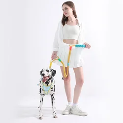 Correas de tracción versátiles para gatos y perros con mango de espuma