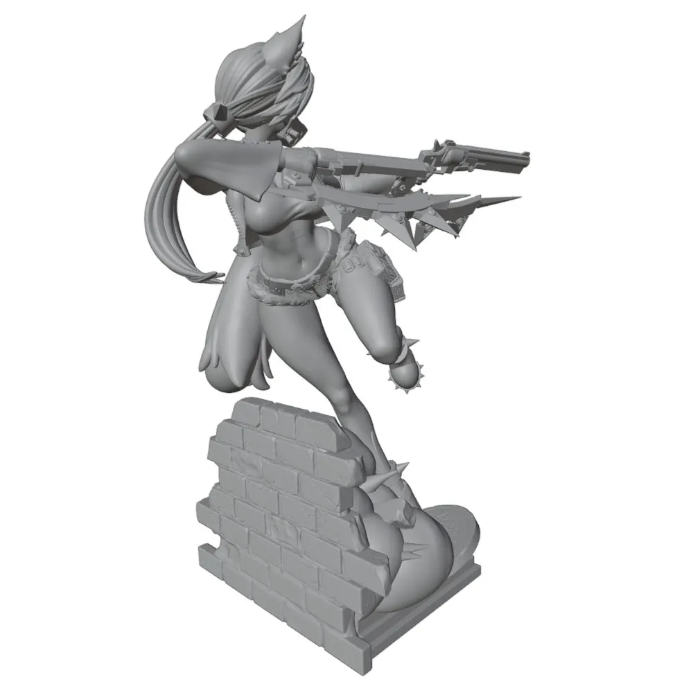 Figura GK 1/24 decorativa – Miniatura anime sin montar ni pintar - imagen 4
