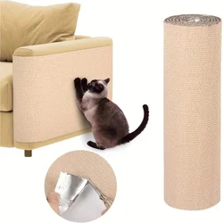 Tapete rascador autoadhesivo para gatos – protege muebles y cuida uñas