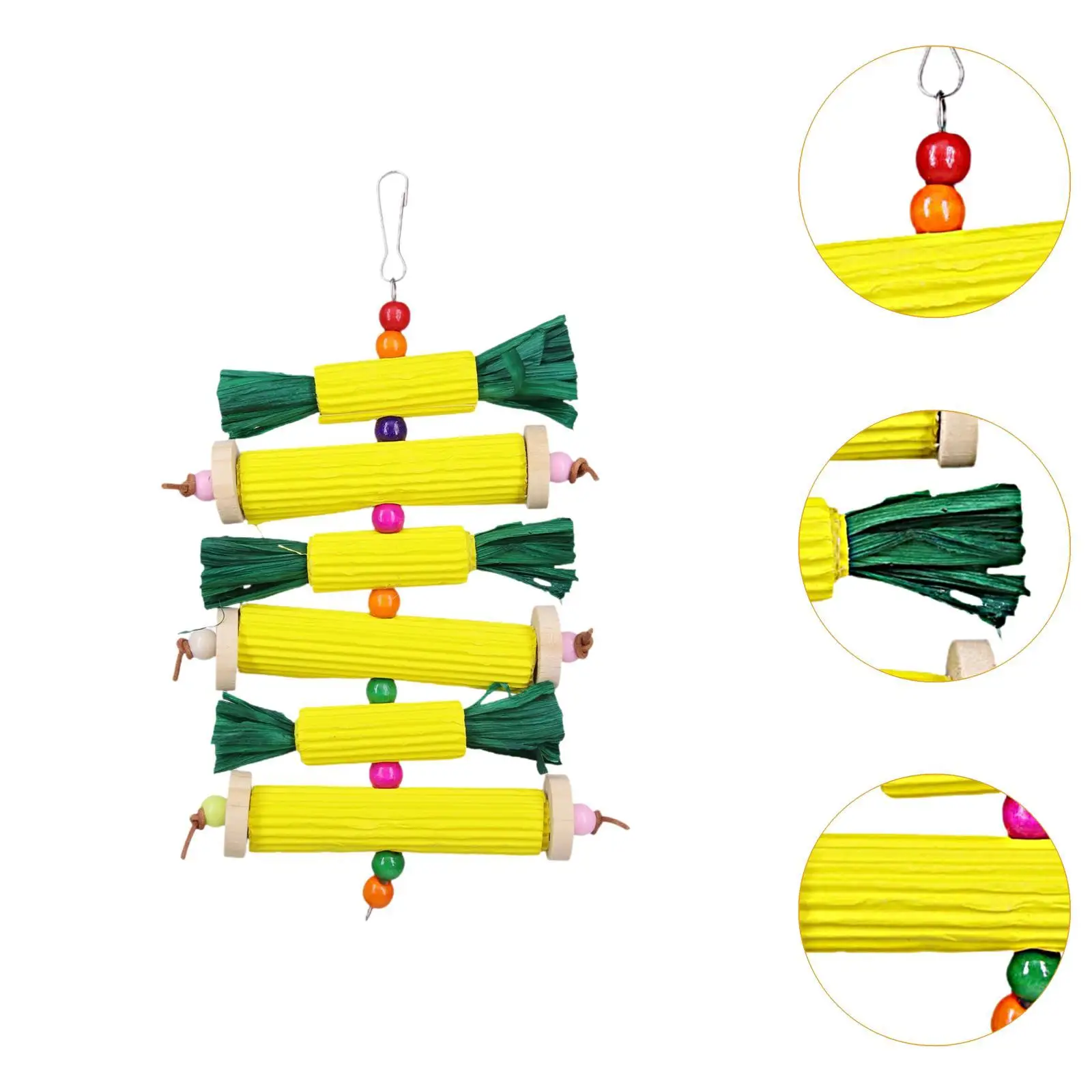 Juguete para pájaros, juguete para rasgar loros, juguete para masticar para cacatúas, araras, periquitos - imagen 5