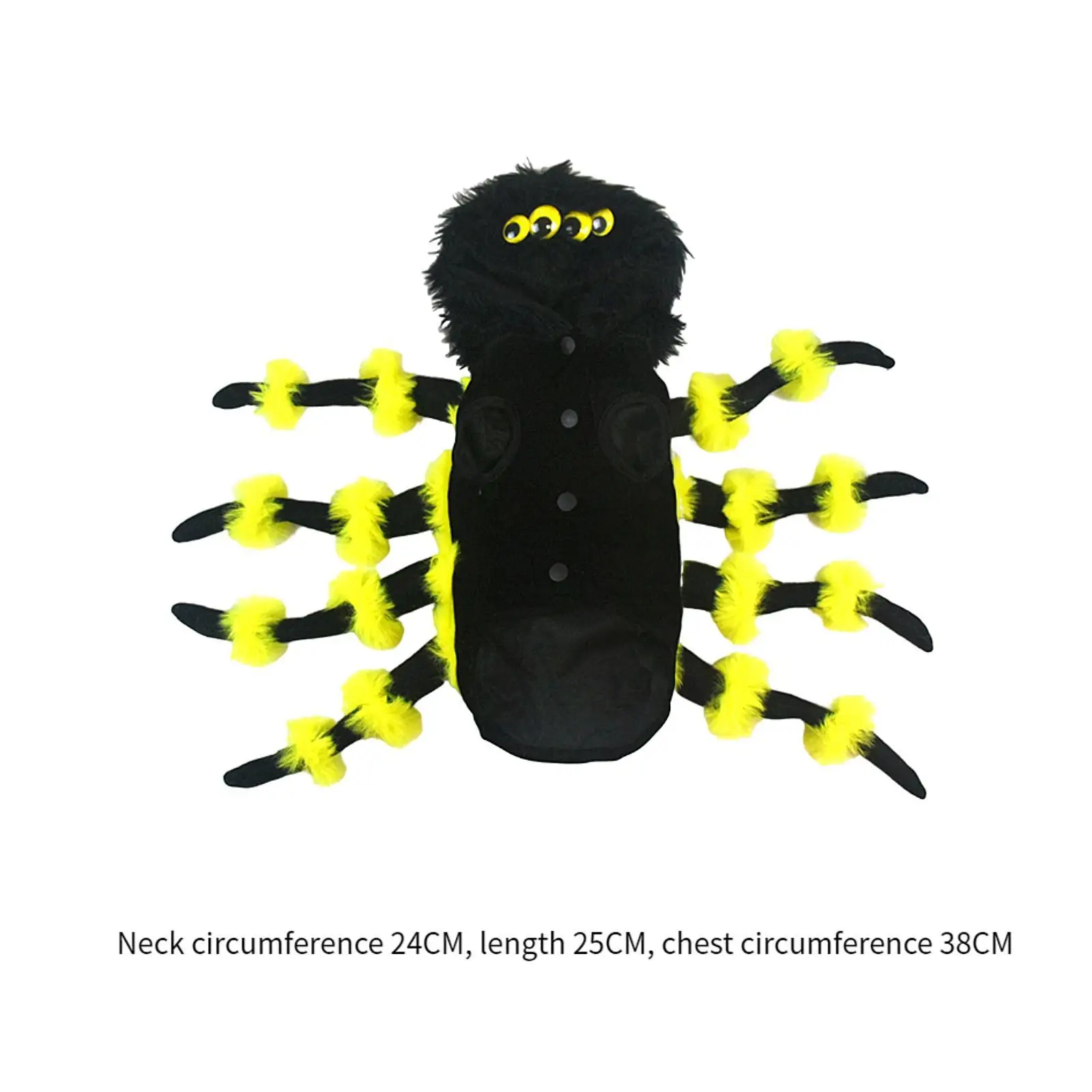 Dog Cat Spider Costume Movable Eyeballs with Buckle Decoration Accessory for Holiday Halloween Cosplay Theme Party Party