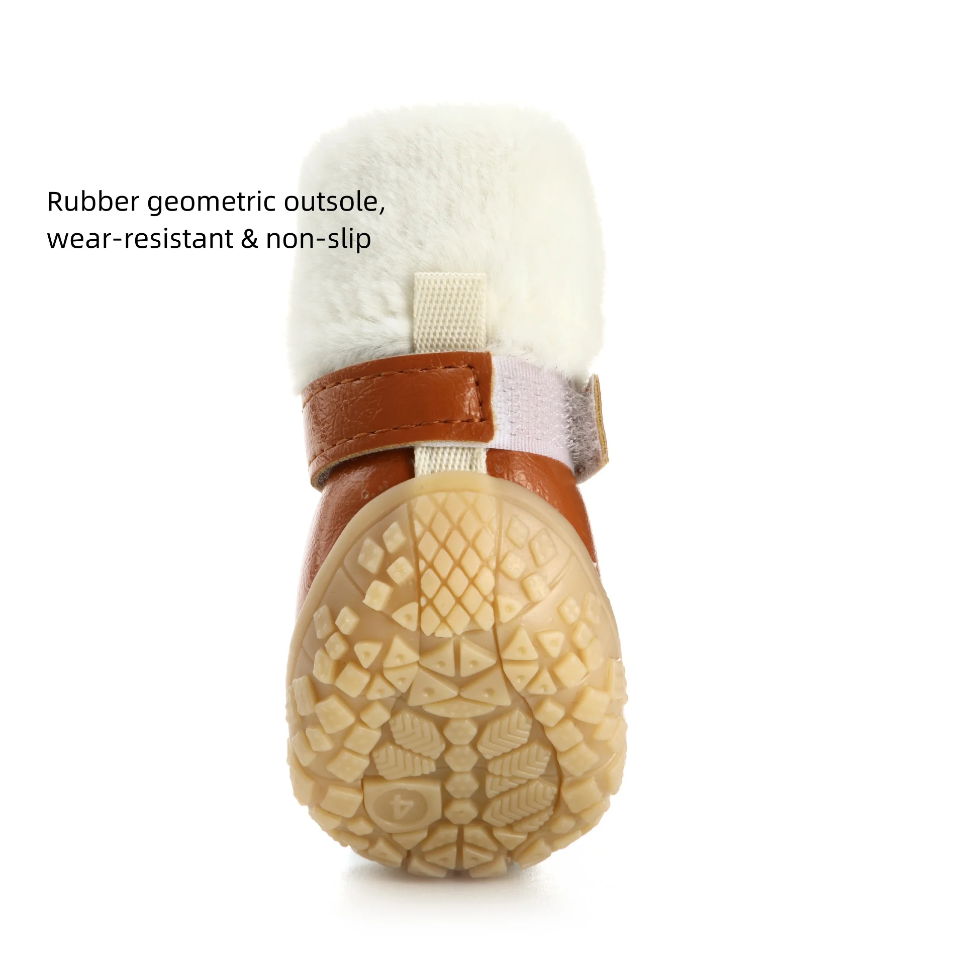 Botines impermeables de PU con Velcro para cachorros - imagen 4