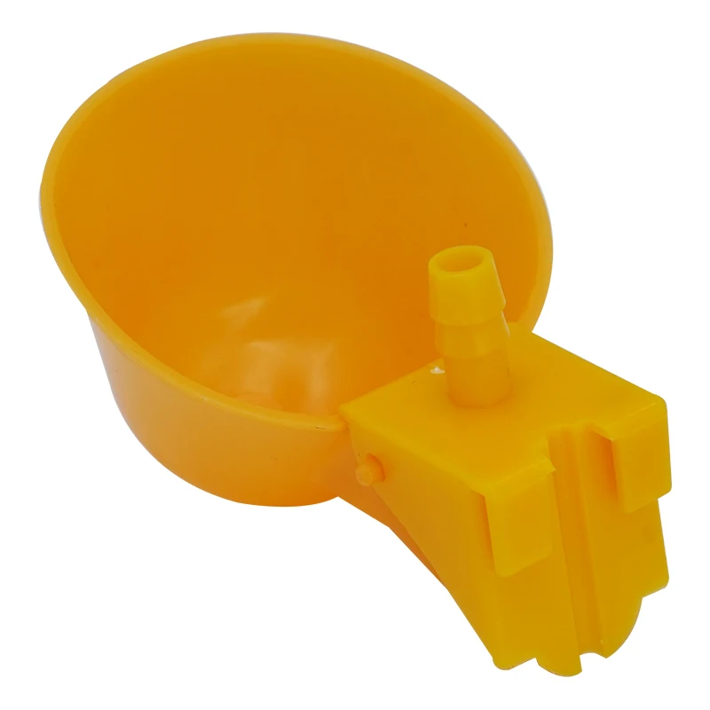 Alimentador automático de agua para aves de corral, bebedero de 5 piezas, color amarillo, para pollos de granja, pato, ganso, pavo, herramienta para beber - imagen 3