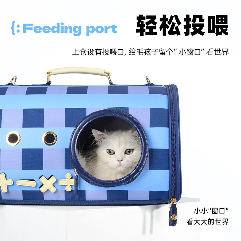 Mochila transportín con ruedas doble capa para gatos y perros - imagen 5