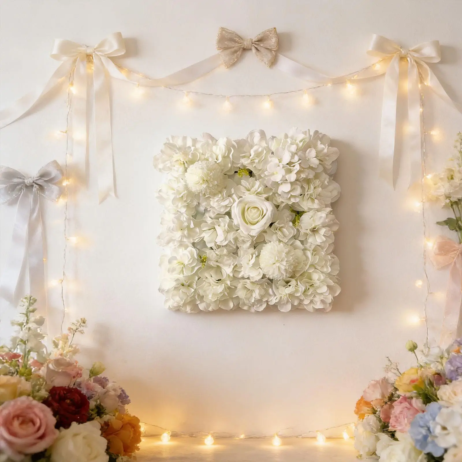 Fondo seda con rosas artificiales para fotos de gatos y perros - imagen 5