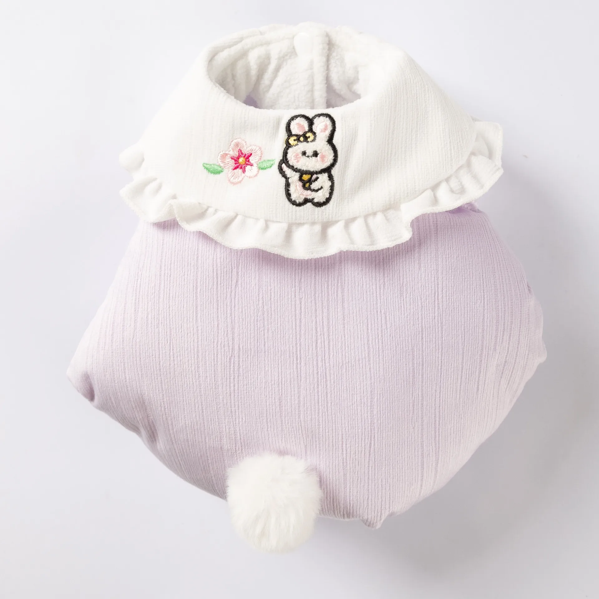 Abrigo bonito de otoño/invierno para perros y conejos, ropa para perros, abrigo bordado con helado, ropa para cachorros pequeños - imagen 5