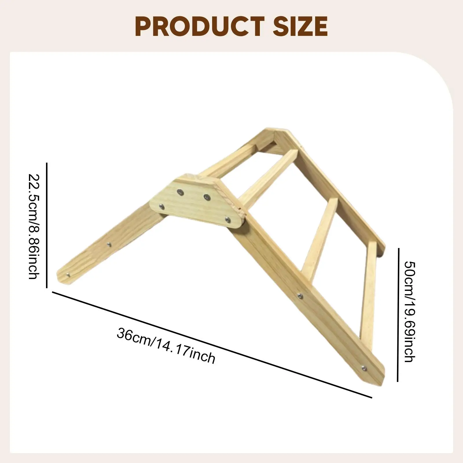 Chicken Roosting Perch Anti Slip Wooden Roosting Stand for Chicks Hen Birds