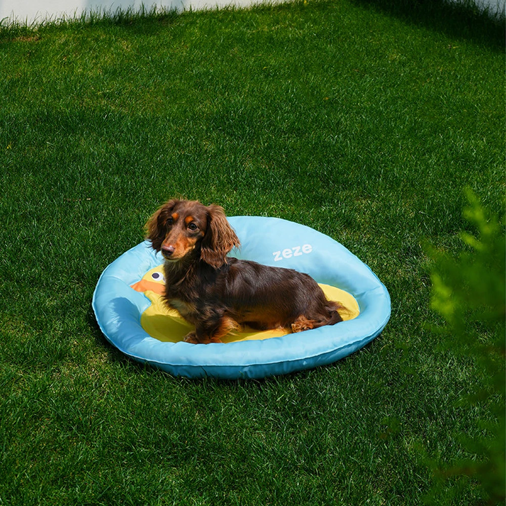 Cama refrescante de seda para perros Dachshund – Verano transpirable - imagen 3