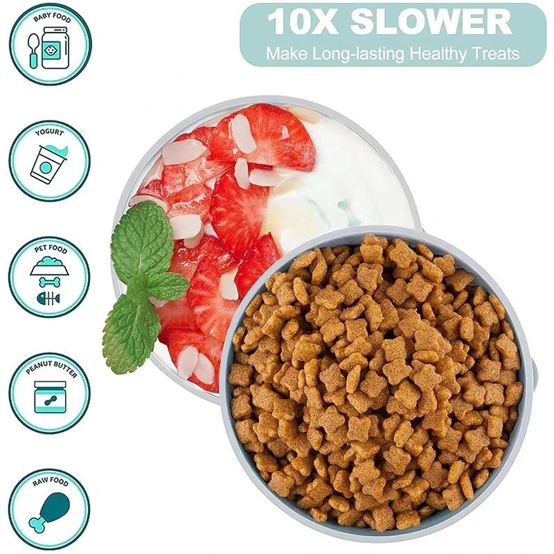 Cuenco de alimentación lenta para perros 2 en 1, ayuda a detener la masticar, prevenir la obesidad, evitar el vómitos, mejorar la digestión, forma de un hábito de comida saludable - imagen 4