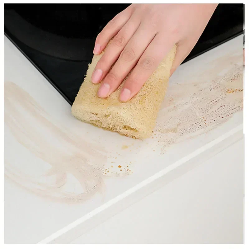 Cepillos de lavado de Loofah Natural, depurador multiusos para ollas, cuencos, herramientas de limpieza para cocina y baño, 3 piezas - imagen 2