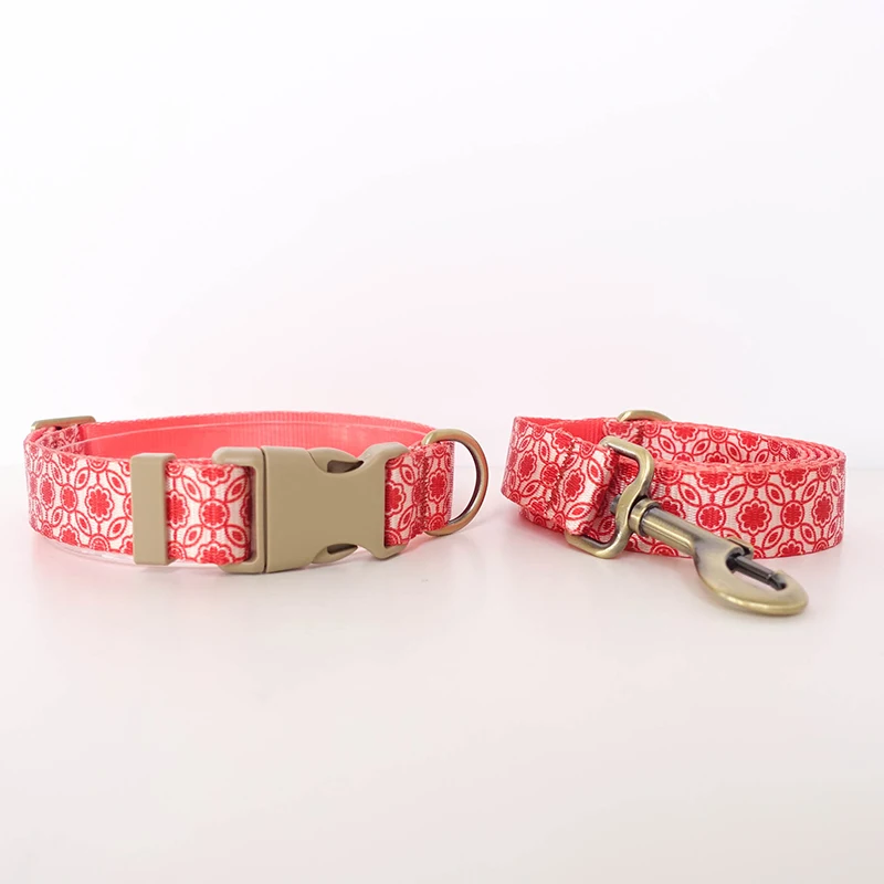 PLATTCO Collar para mascotas grabado con láser, suministros para perros, placa con nombre para cachorros con logotipo personalizado antipérdida cortada en papel rojo, 5 tamaños PDC344 - imagen 5