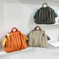 Bolsa de viaje a cuadros suave para gatos y perros con gran capacidad