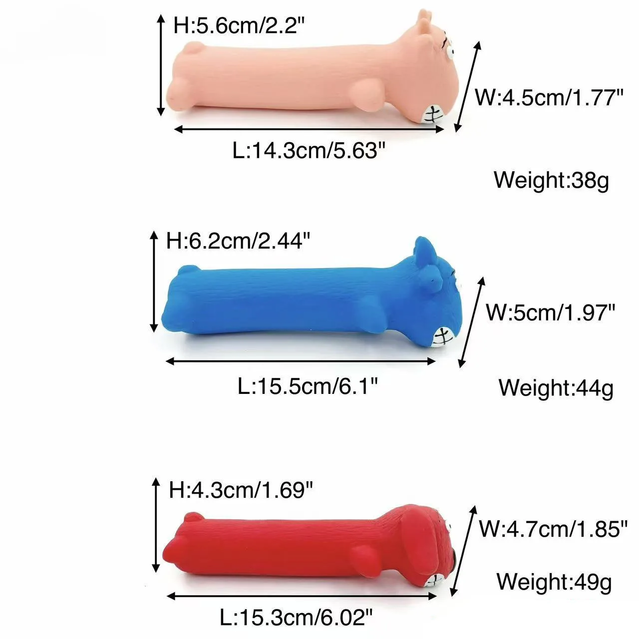 Juguete Vocal para masticar perros, juguete interactivo chirriante para mascotas, suministros de entrenamiento de dentición duraderos para cachorros, perros pequeños y medianos, recién llegados - imagen 4