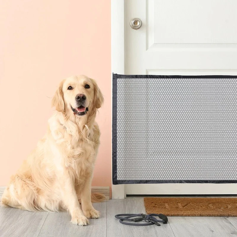 Barrera plegable para perros - Valla interior de seguridad domestica - imagen 5