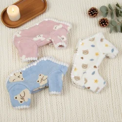 Mono invierno con estampado oso para perros Yorkshire y gatos