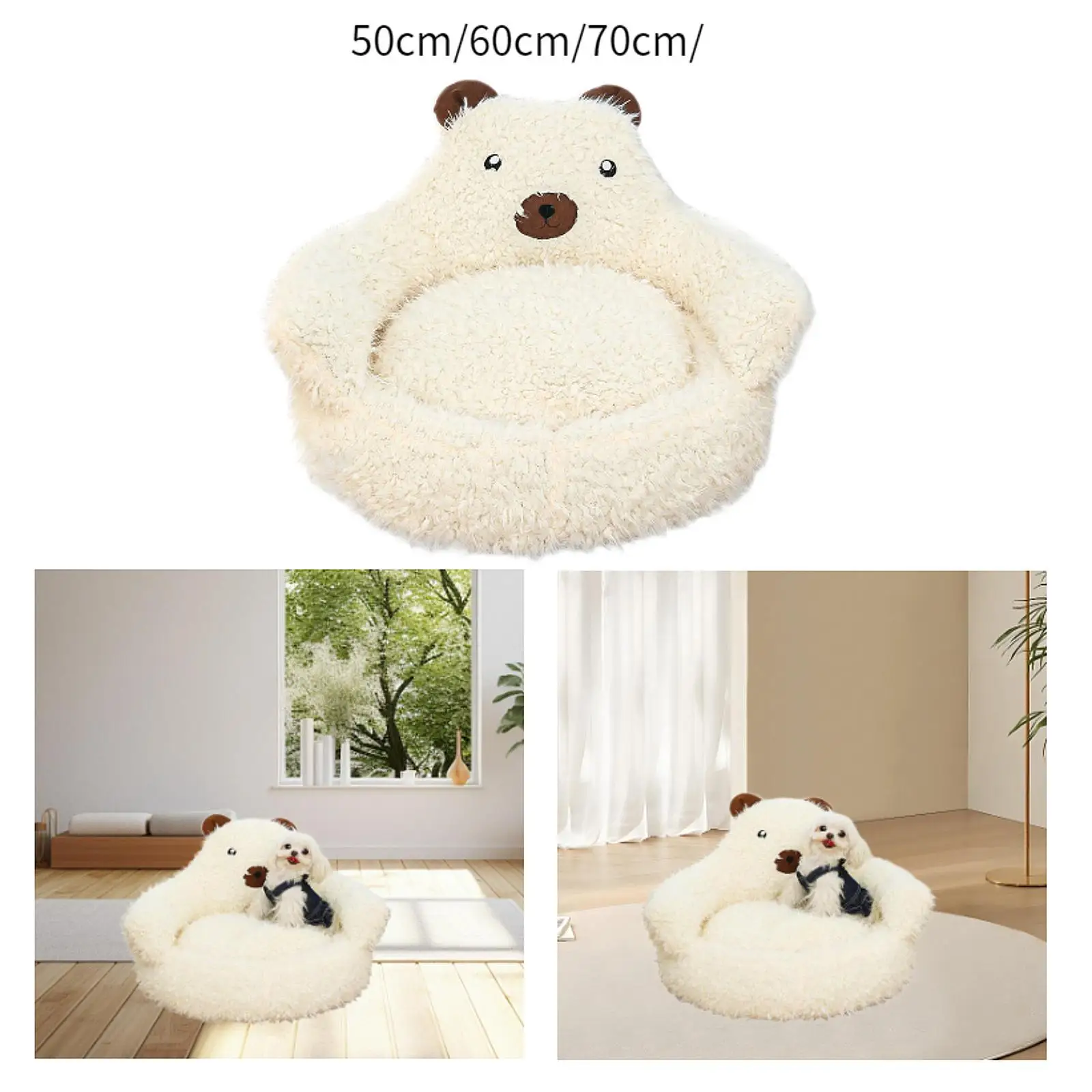 Sofá cama lavable para mascotas, cama suave para gatos y perros medianos y pequeños - imagen 3