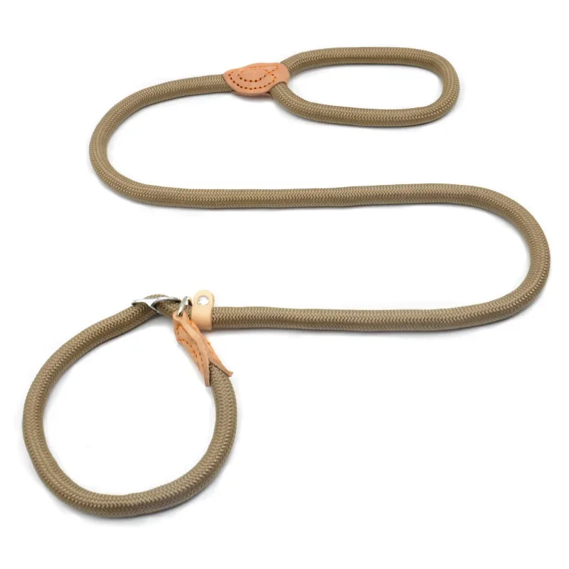 Correa para caminar para perros, cuerda antideslizante, correa de plomo, cuerda trenzada resistente, Collar de bucle ajustable, correas de entrenamiento para perros grandes - imagen 3