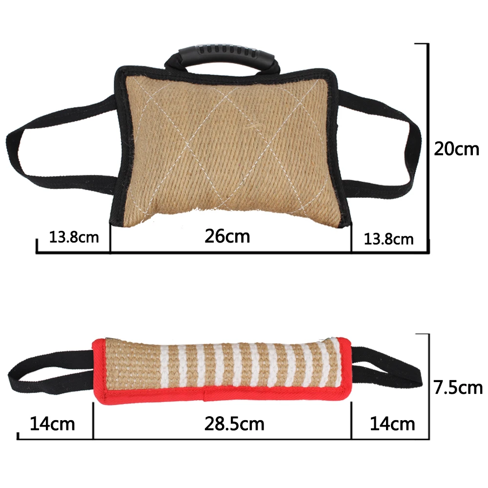 Almohada gruesa resistente a las mordeduras para mascotas, suministros de entrenamiento para perros, palo para morder, juguetes interactivos para mascotas, suministros duraderos - imagen 2