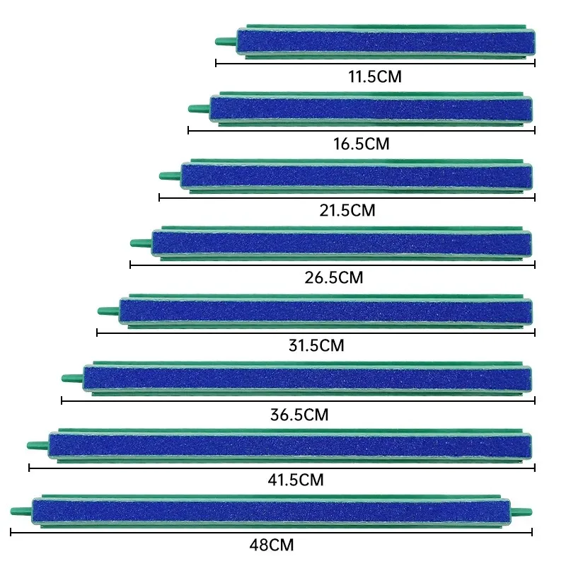 Bomba de aire de 4/6/8/10/12/14/16/18 pulgadas, bomba de oxígeno para acuario, barra de burbujas de aire fresco, aireador para pecera - imagen 5