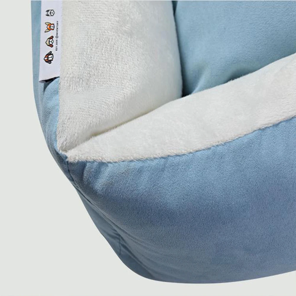 Cama para perros, casa para gatos, tela de ante acogedora, sofá súper suave, perrera, camas cálidas de invierno para perros pequeños y medianos, colchonetas para gatos, suministros para mascotas - imagen 4