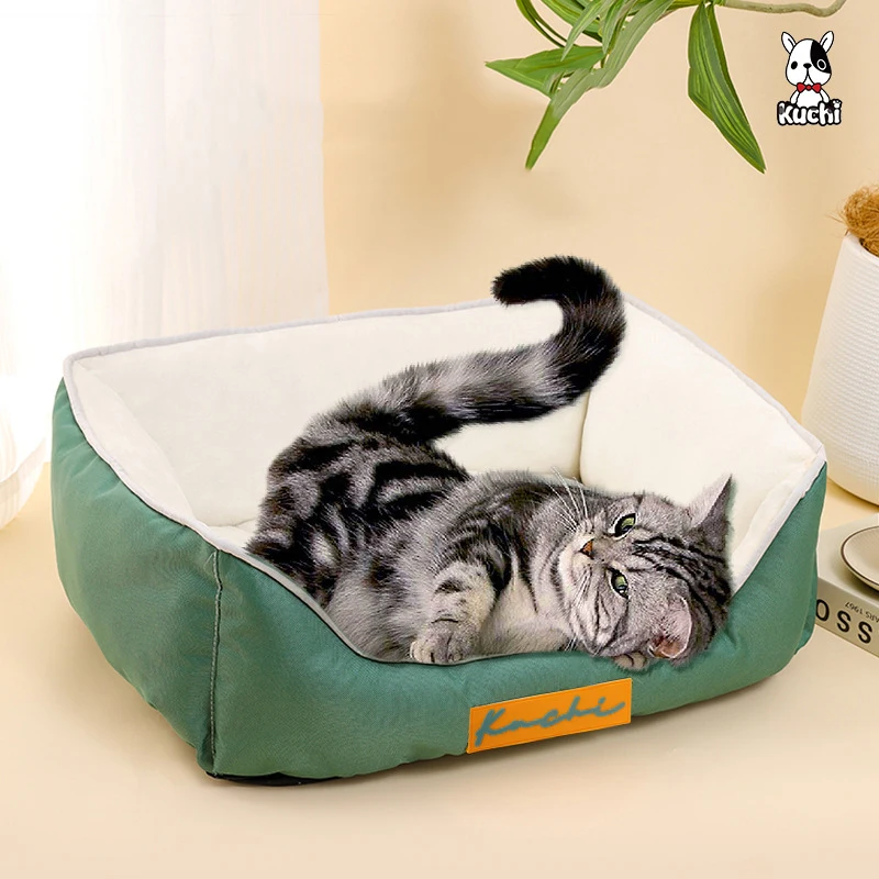 Nuevo nido para mascotas grueso y cálido de otoño e invierno, nido universal suave, cómodo, moderno y sencillo para gatos y perros - imagen 3